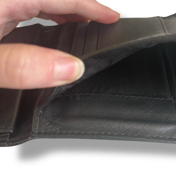 Black Prada Tessuto Nylon Trifold Wallet - Picture 12 of 12